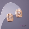 أقراط Xuping، قطر 2 مm 9 مm، طول 15 مm لون ذهبي