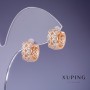 Сережки Xuping 6х12мм "позолота 18К"