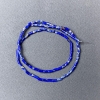 خرز فاريسيت أزرق (مضغوط) قطع روبكا، قطر 2x4mm+-، طول 38cm+- على خيط